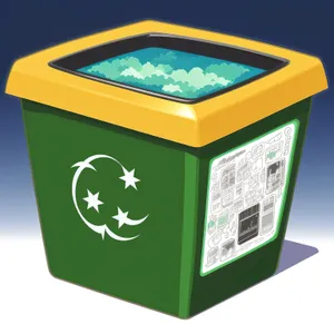 3D Shopping Bin - Symbolic Gift Container