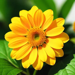 Vibrant Sunflower Blossom in Full Bloom