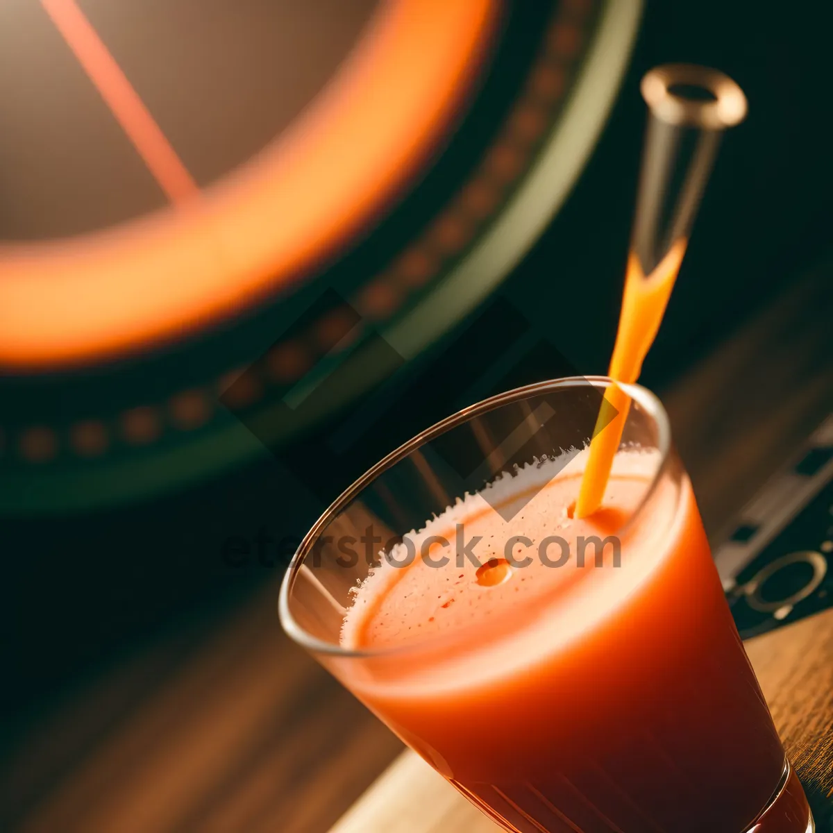 Picture of Fresh Fruit Cocktail Drink in Glass