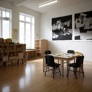 Modern Luxury Dining Room with Elegant Furniture