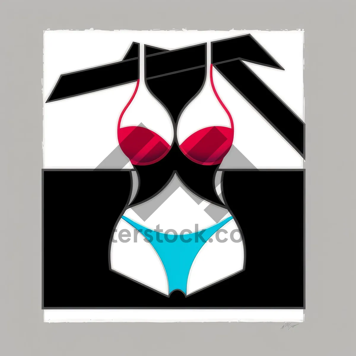 Picture of Feminine Undergarment with Ribbon Symbol