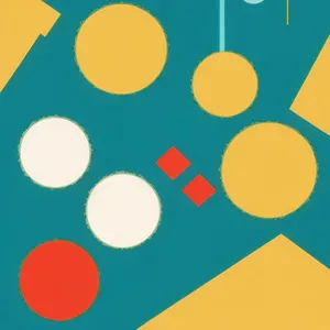 Colorful Polka Dot Circle Graphic Design