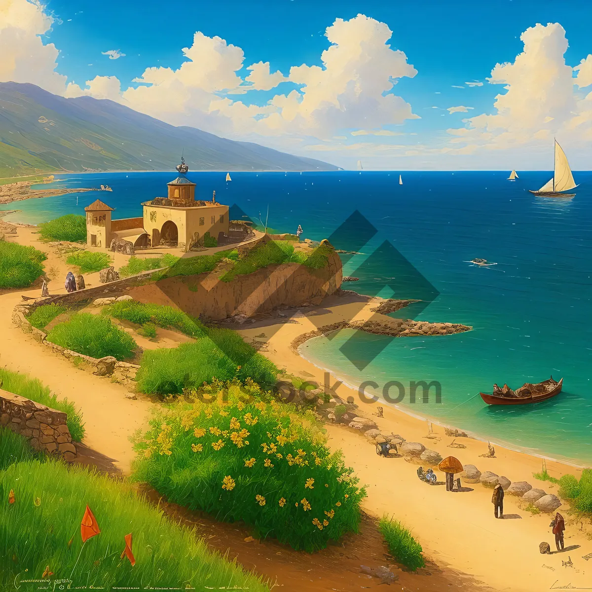 Picture of Sun-kissed Paradise: Beaches, Sea, and Serenity