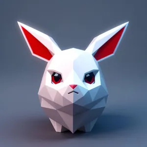 Whimsical Bunny Art - A Playful Symbol of Cuteness