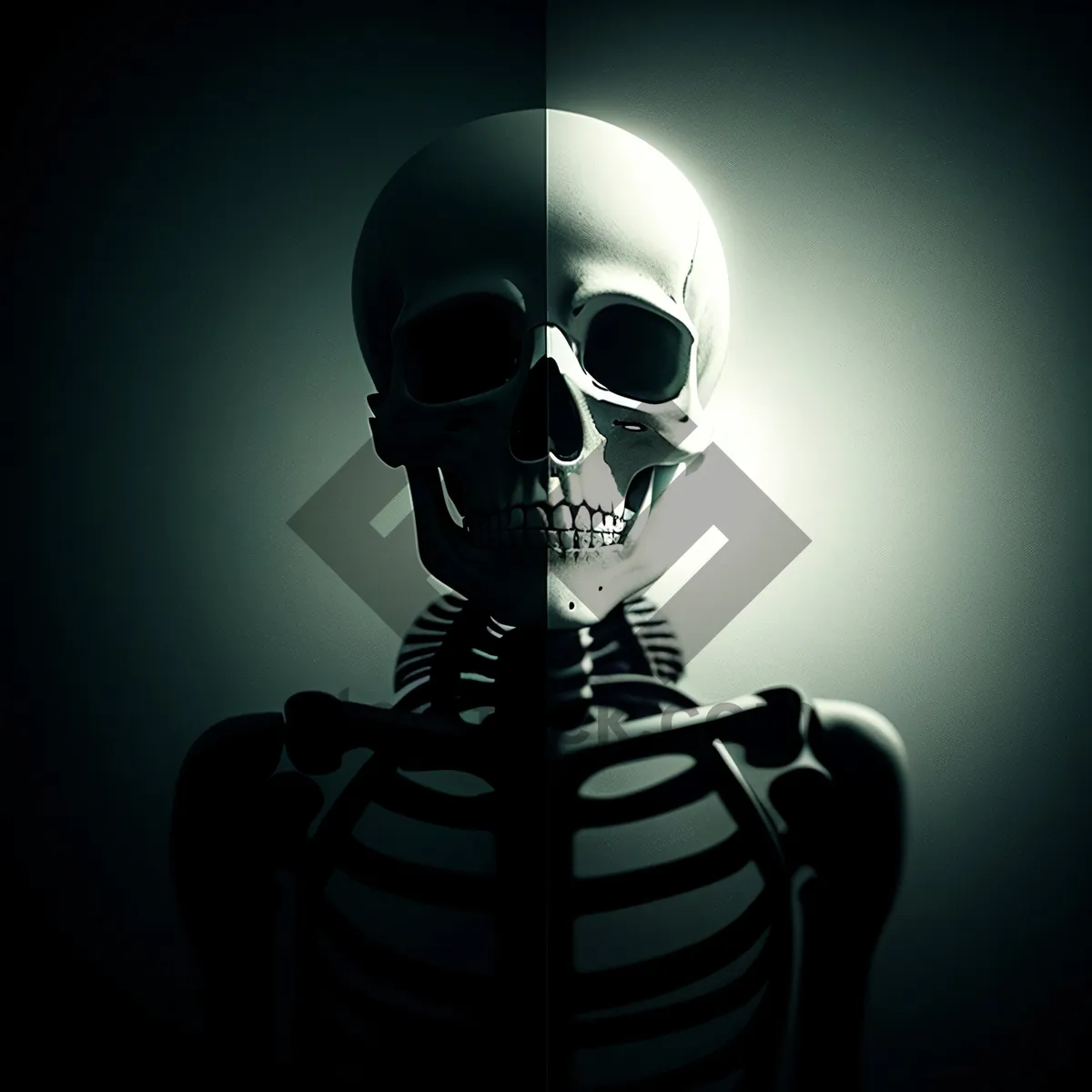 Picture of Sinister Skull - Terrifying Pirate's Skeleton Head