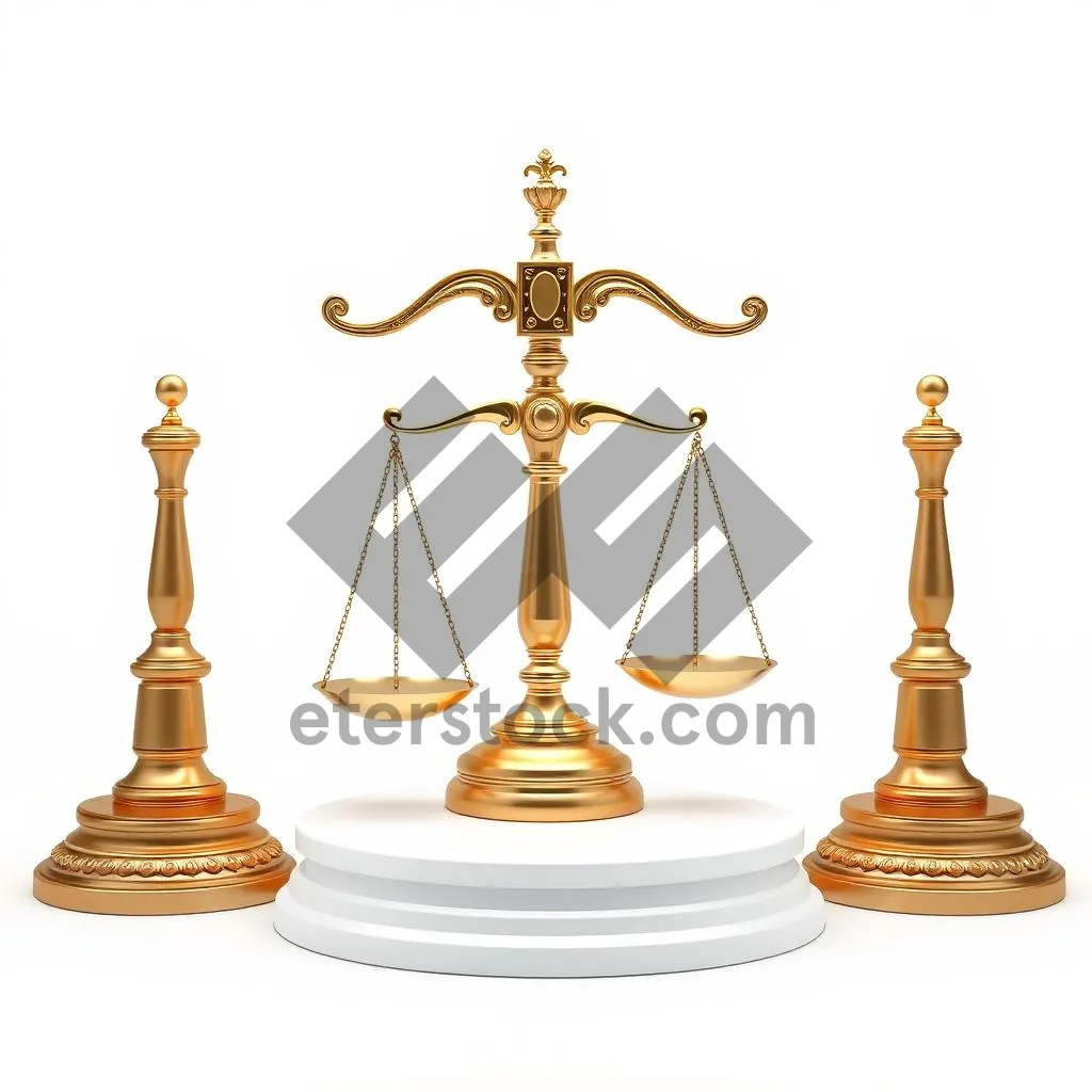 Picture of Golden Church Baron Strategy Chess Piece