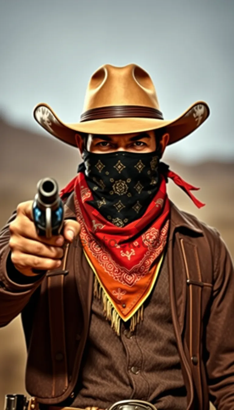 Picture of Man in costume with hat - portrait