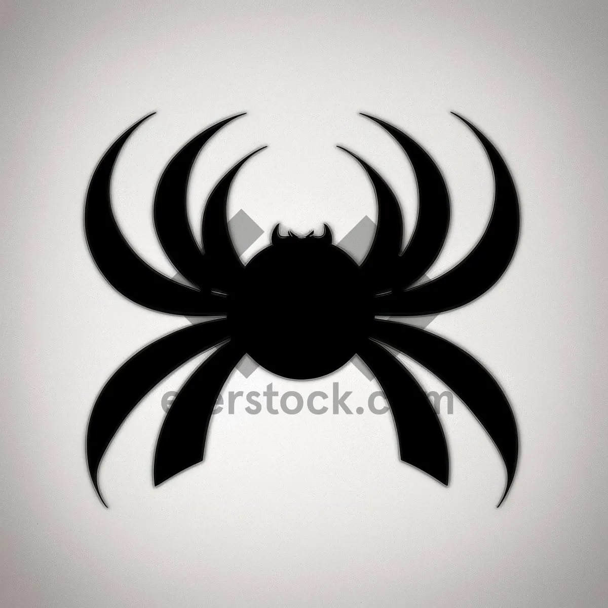 Picture of Floral Lotus Scroll Design Silhouette