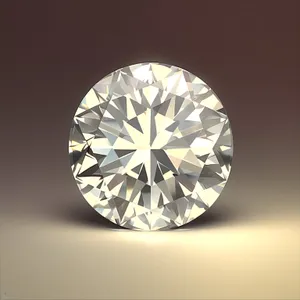 Jewel of Rich Reflection: 3D Diamond Gemstone