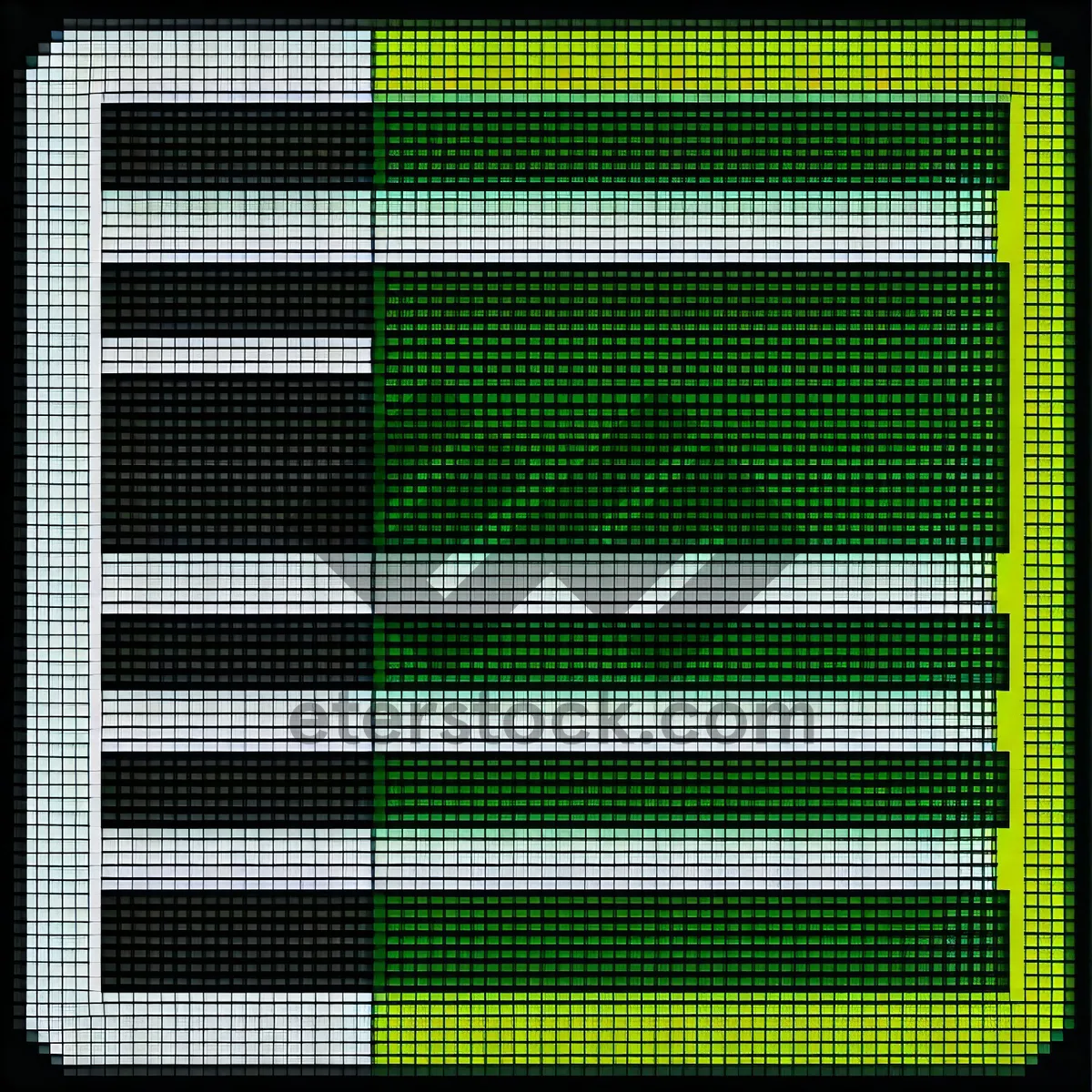 Picture of Modern Metal Grid Design for Window Screen