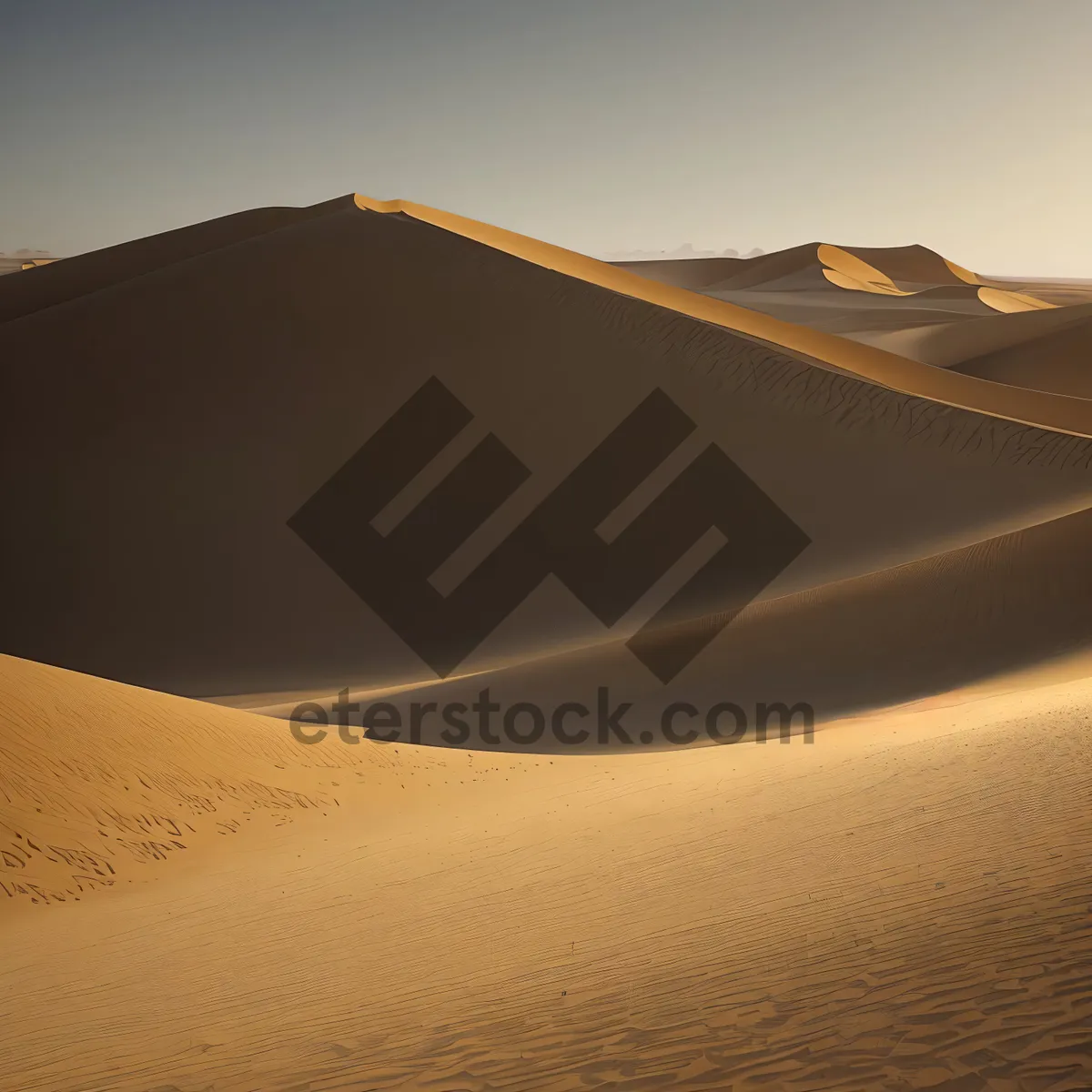 Picture of Majestic Moroccan Dune: Endless Sands and Sun.