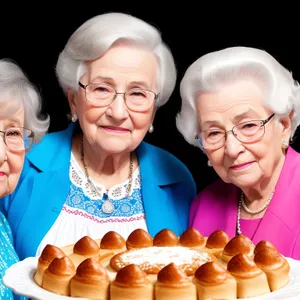 Happy Retired Couple Smiling Together at Home