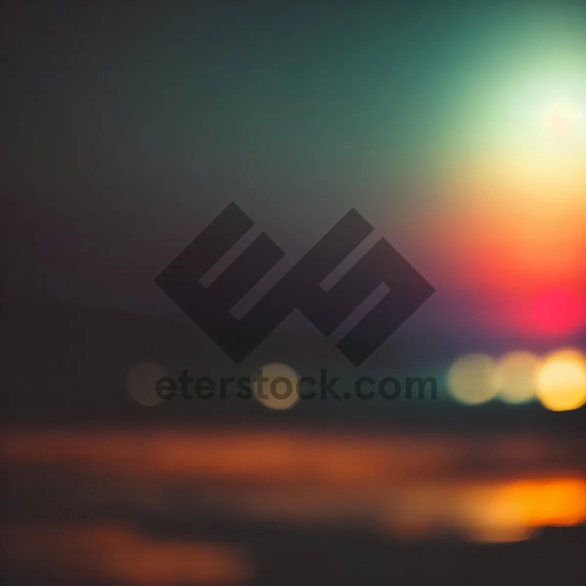 Picture of Radiant Sky: Majestic Sunset with Dusk's Embrace