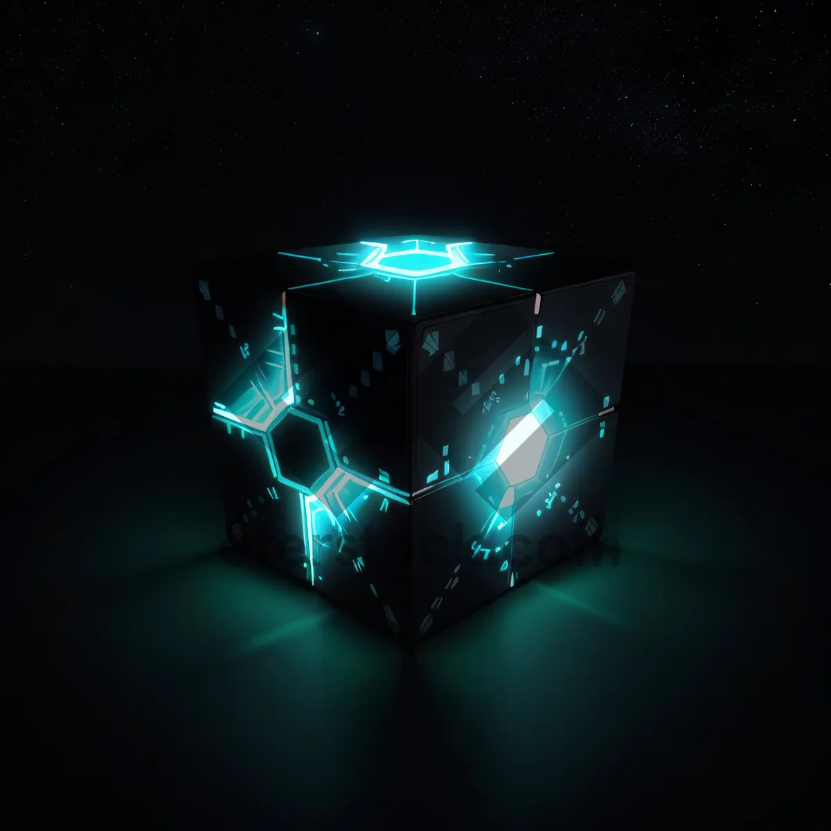 Picture of Black 3D Glass Sphere Icon Design