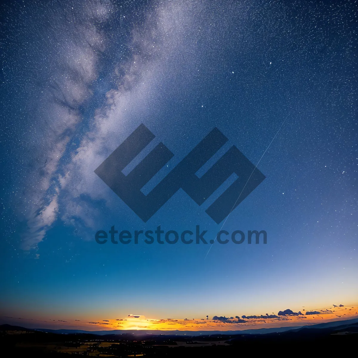 Picture of Mystic Night Sky: A Celestial Symphony