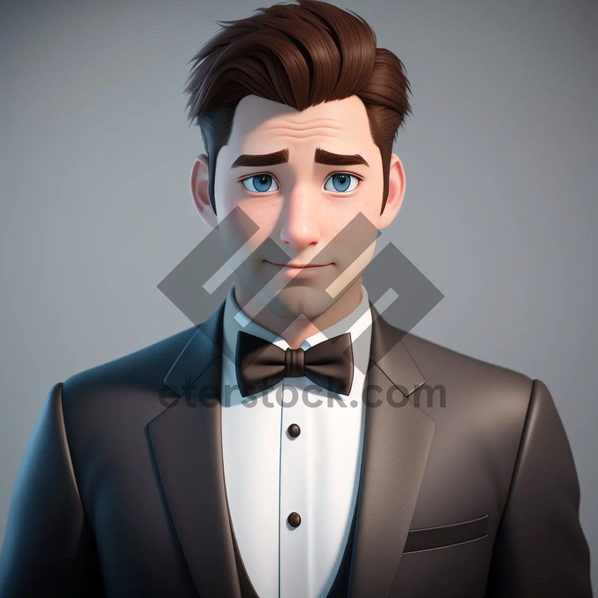 Picture of Confident businessman in elegant suit