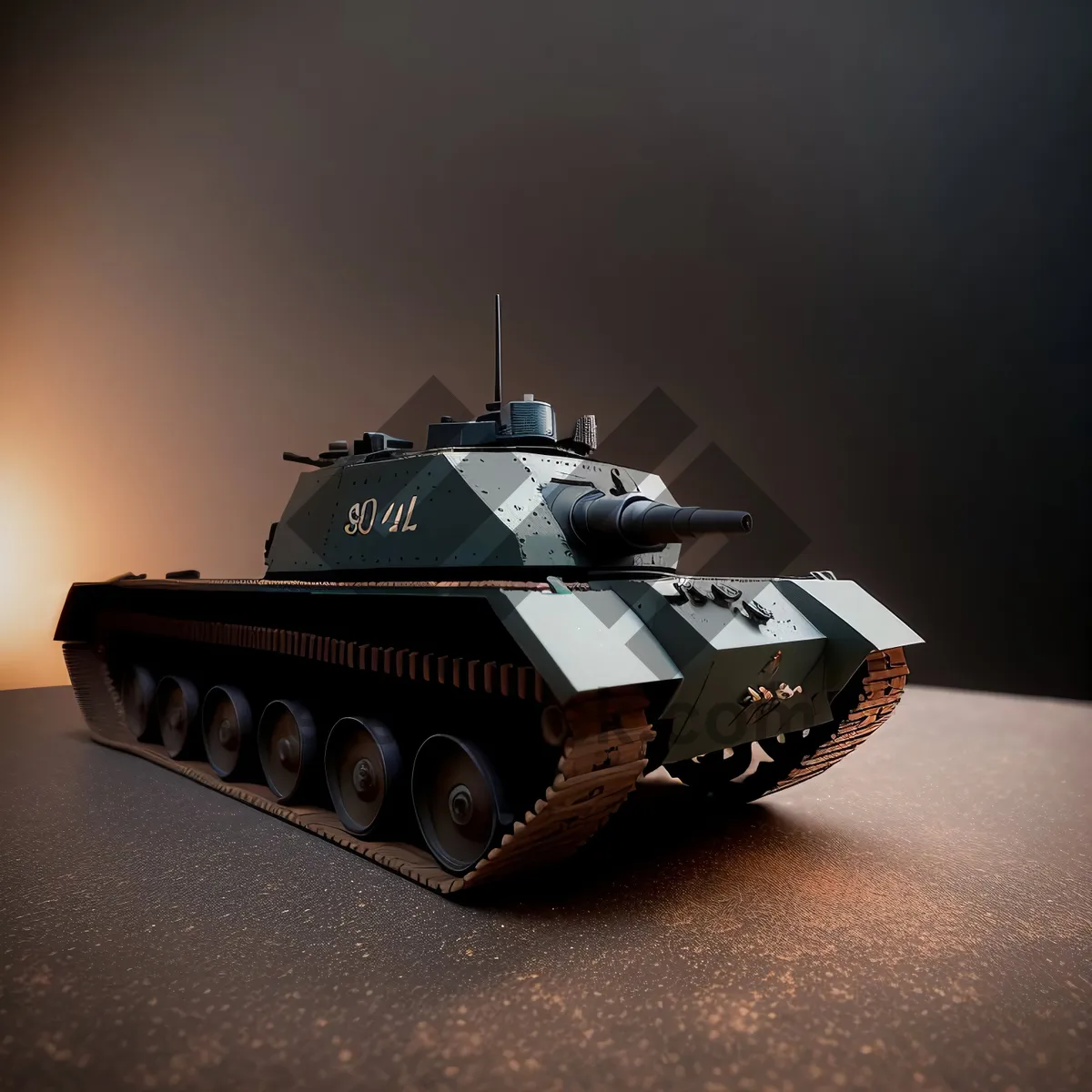 Picture of Armored Military Tank: Dominating Power in Warfare