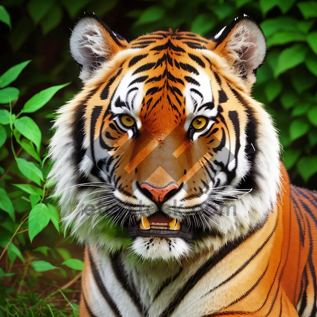 Picture of Striped Jungle Hunter: Majestic Tiger in the Wild