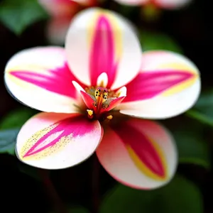 Periwinkle Lotus Blooming in Water