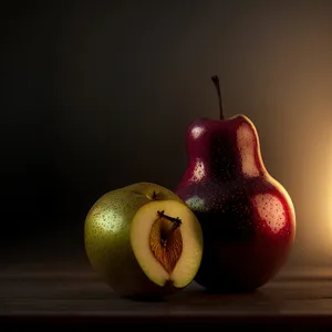 Juicy and Fresh Yellow Pear, a Healthy and Delicious Snack