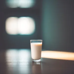 Steaming Cup of Morning Espresso with Milk