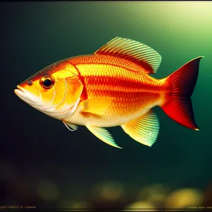 Golden Fin – Tropical Aquarium Fish in Motion