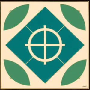 Graphic design symbol icon sign heraldry concept.