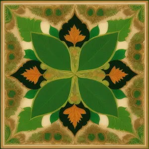 Vintage Floral Damask Seamless Tile Design
