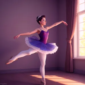 Seductive Ballerina: Elegance and Grace in Motion