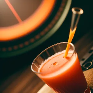 Fresh Fruit Cocktail Drink in Glass