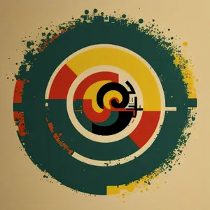 Abstract symbol graphic design art icon.