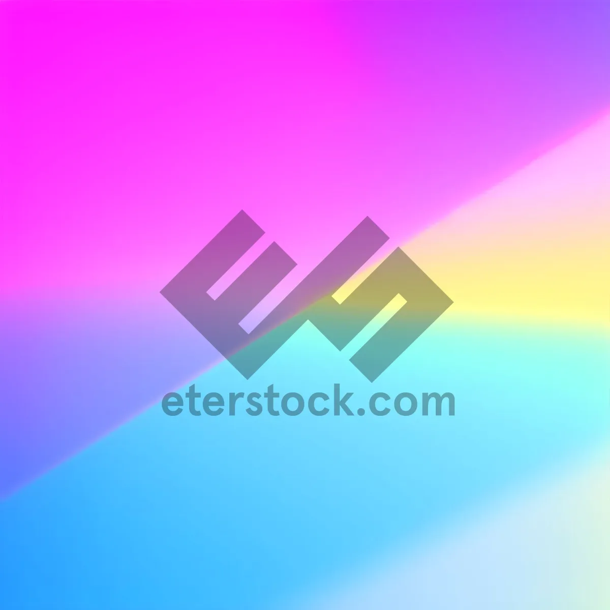 Picture of Futuristic Geometric Abstract Rainbow Design