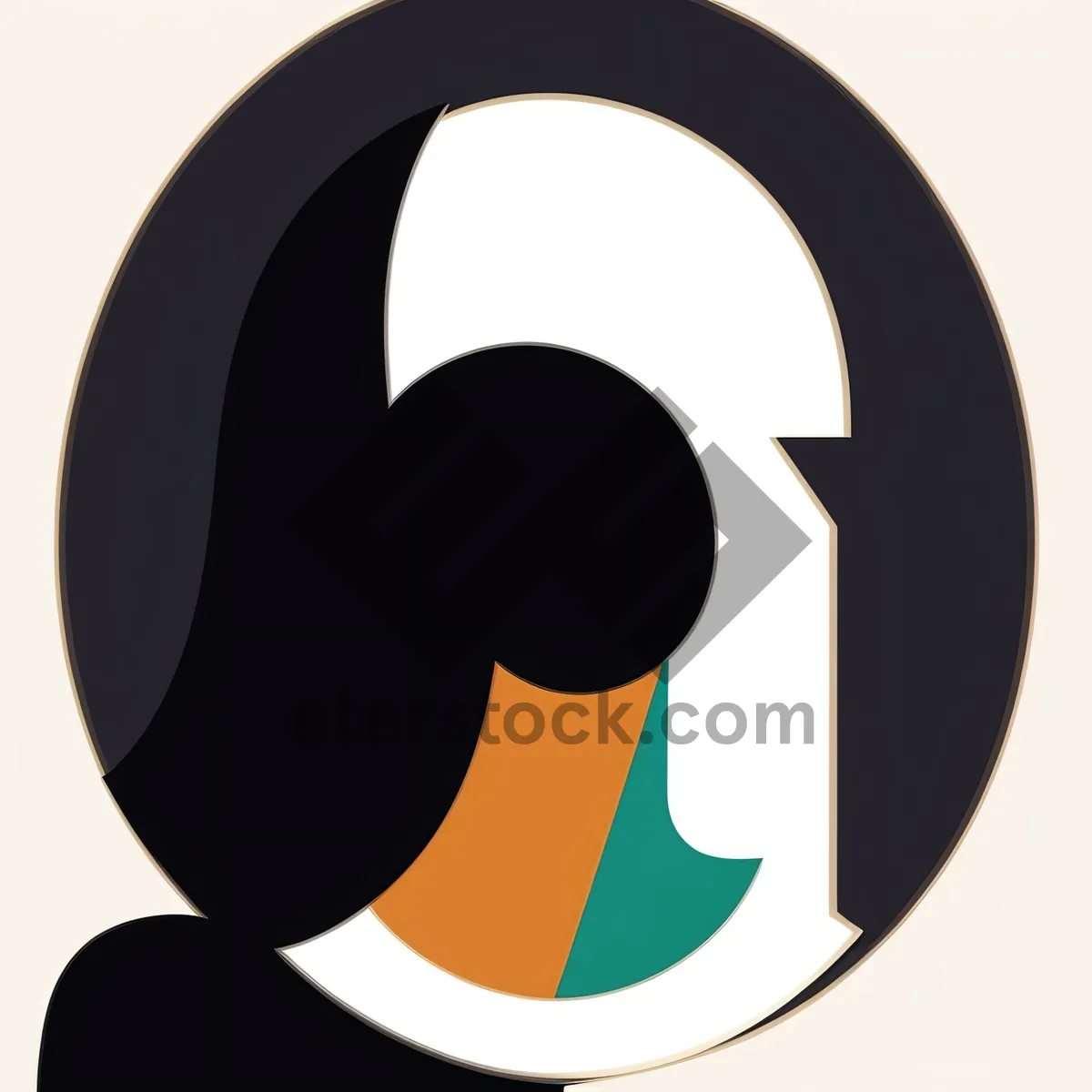 Picture of Black Button Icon Symbol Tracing Sign