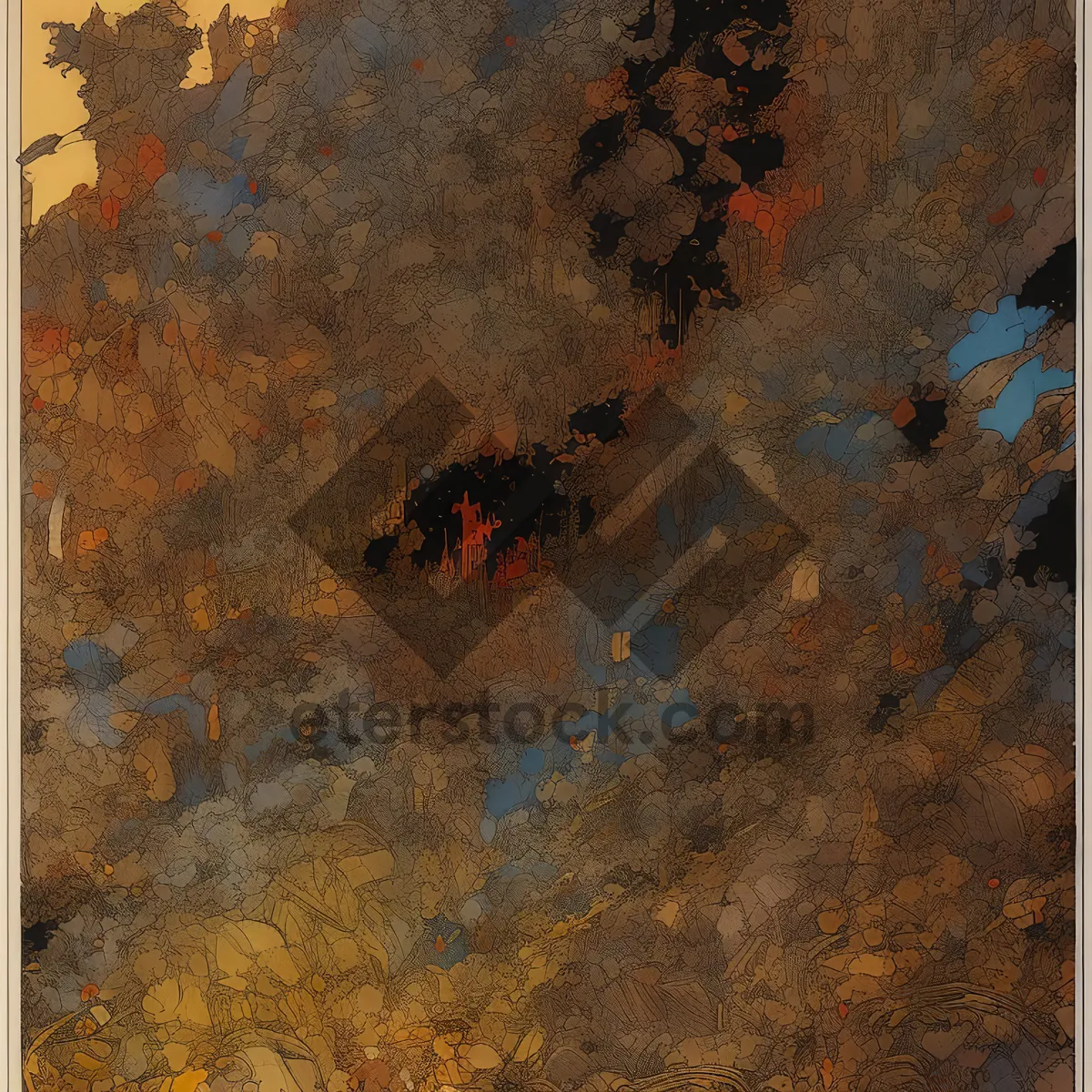 Picture of Vintage Rusty Metal Grunge Texture