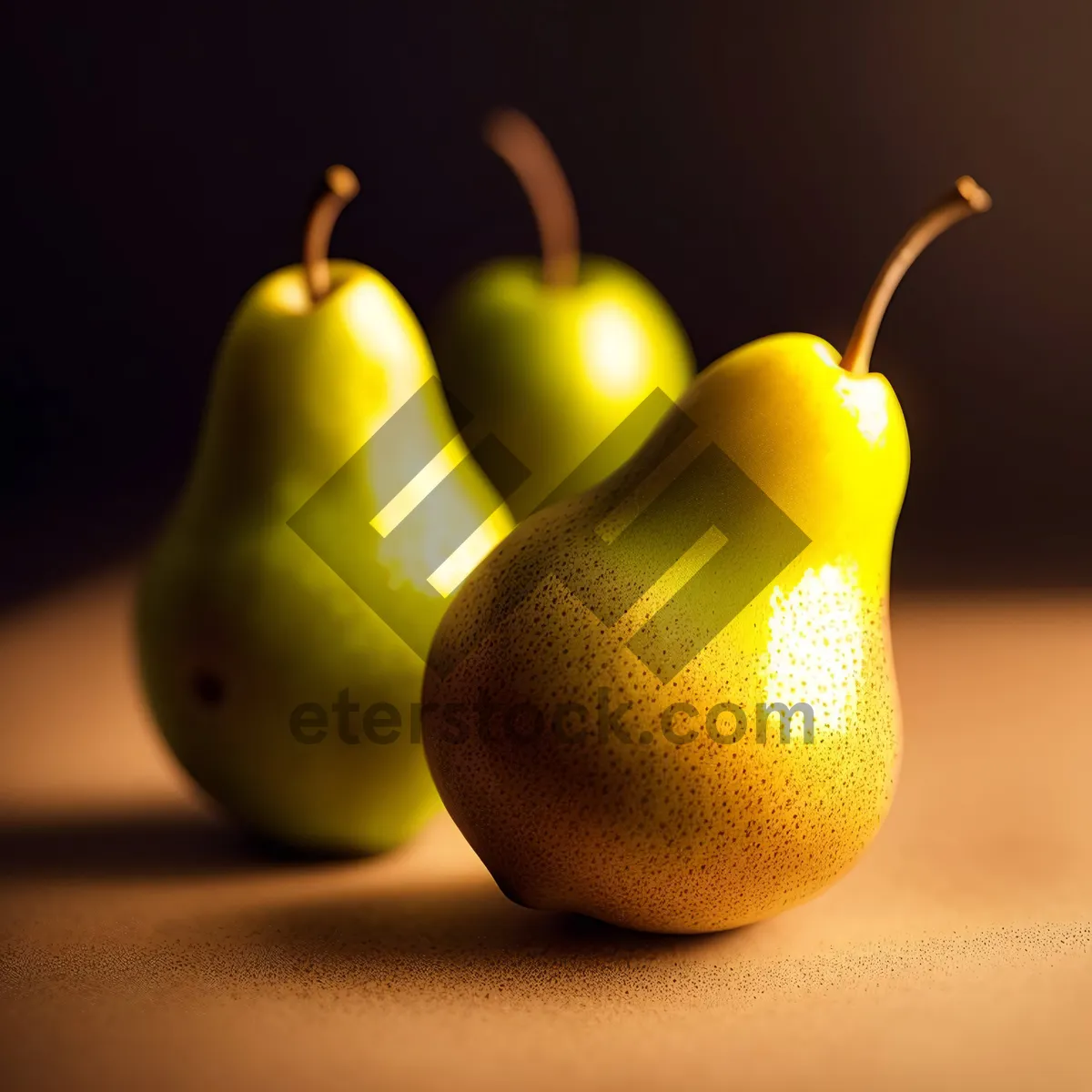 Picture of Fresh and Delicious Organic Pear Snack