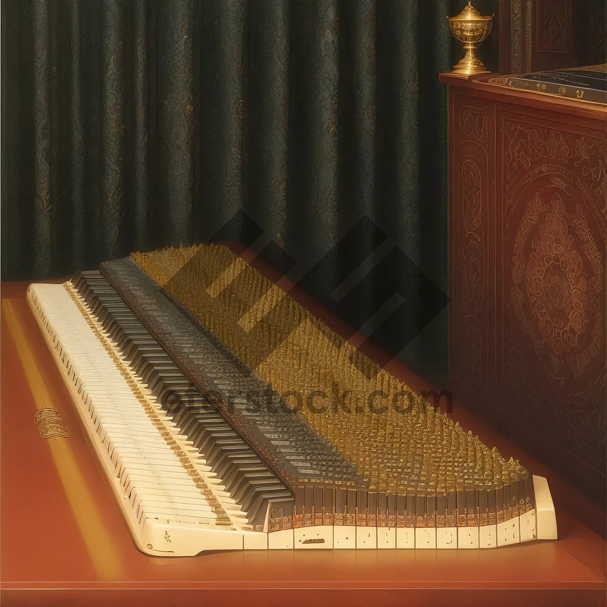 Picture of Melodic Harmony: Upright Piano Keyboard Instrument