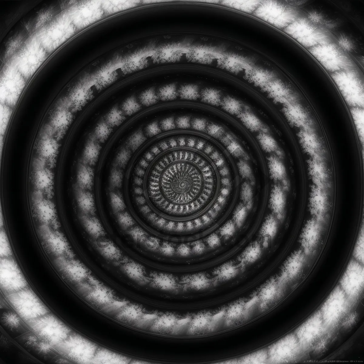 Picture of Filtered Circle Structure with Coil and Strainer