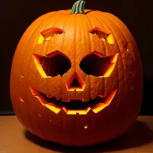 Glowing Jack-O'-Lantern for Halloween Celebration