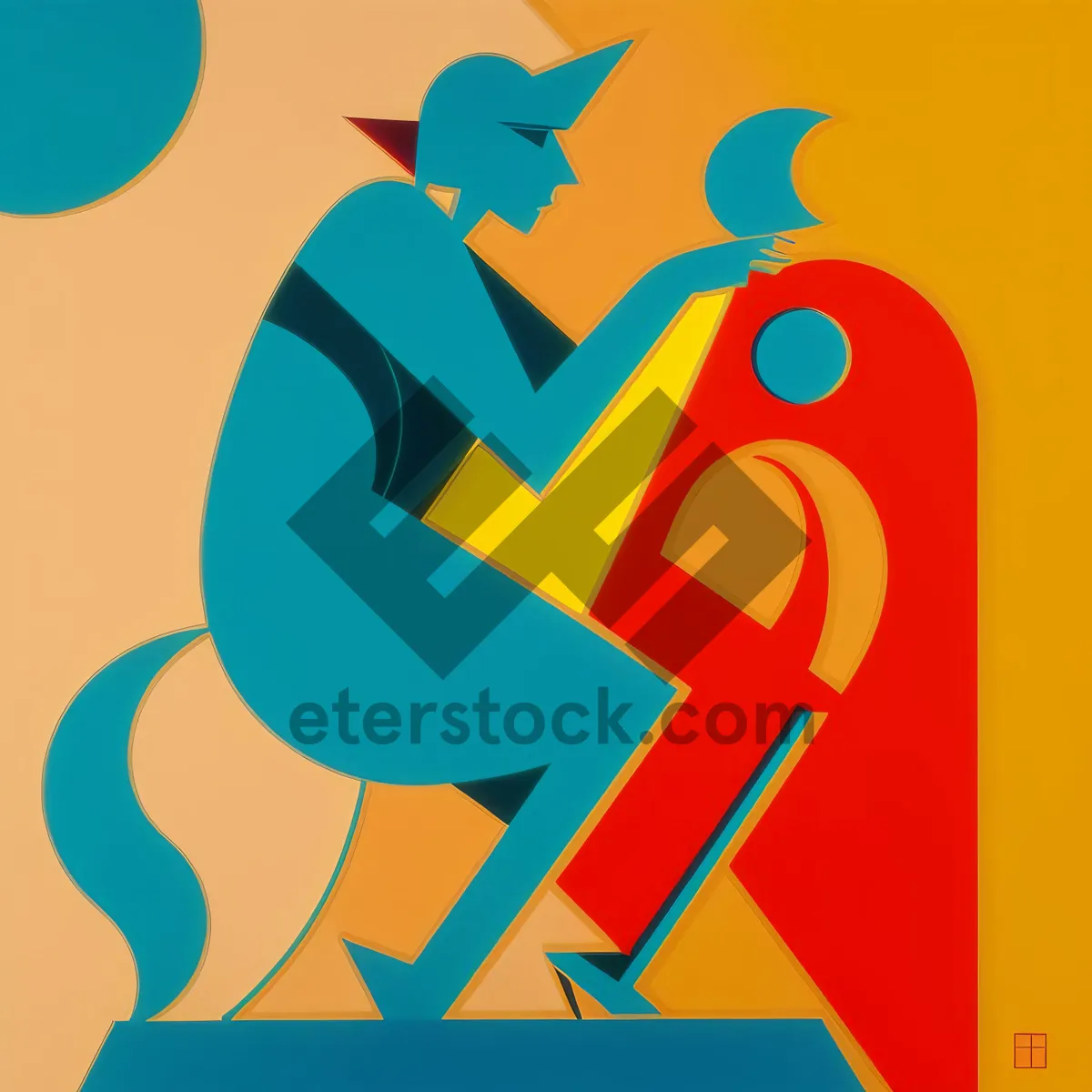Picture of Cute cartoon icon sign symbol.