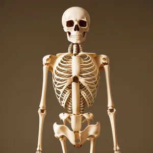 Anatomical Skeleton: 3D Human Skull and Bones