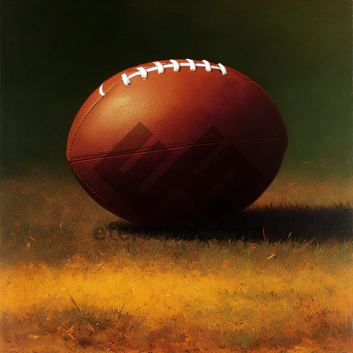 Picture of Team Sports Equipment on a Grass Field
