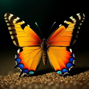 Colorful Monarch Butterfly With Majestic Wings