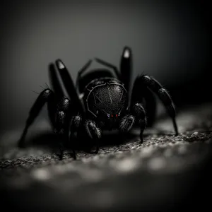 Black Widow Spider Close-Up