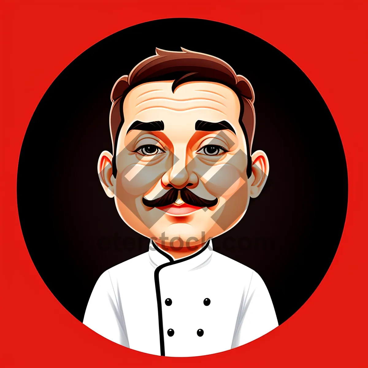 Picture of Cartoon Clipart With a Chef Character