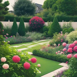 Vibrant Summer Strawberry Blossoms in Garden Bed