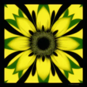 Bright Sunflower Blossom in Vibrant Yellow