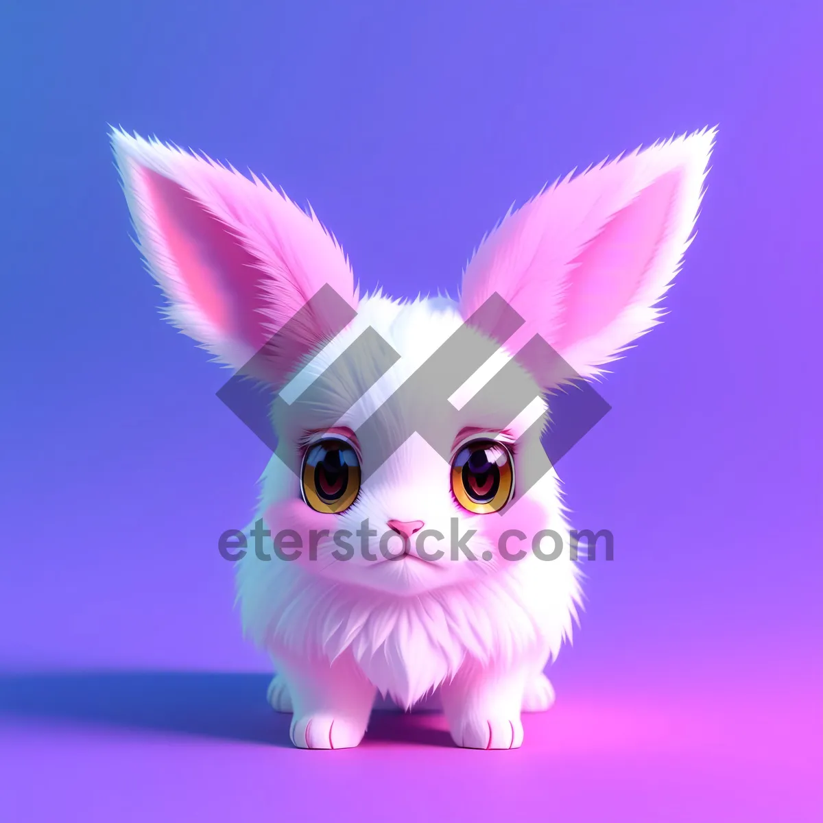 Picture of Cute Bunny Studio Easter Pet Fluffy Fur