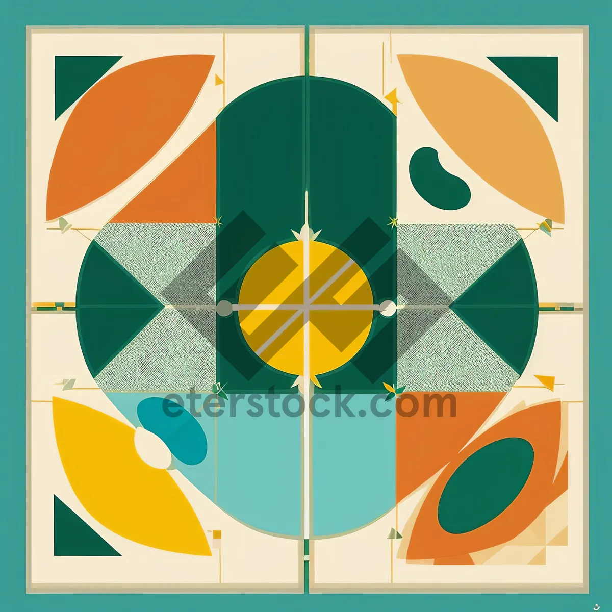 Picture of Symbolic Flag Design: A Striking Representation of Banking Art.