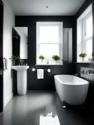 Luxurious Modern Bathroom with Elegant Fixtures