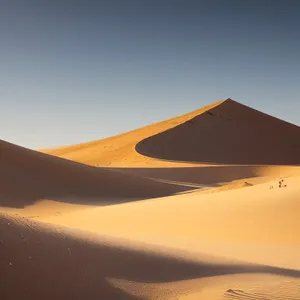 Vibrant Desert Dunes Under Moroccan Sun